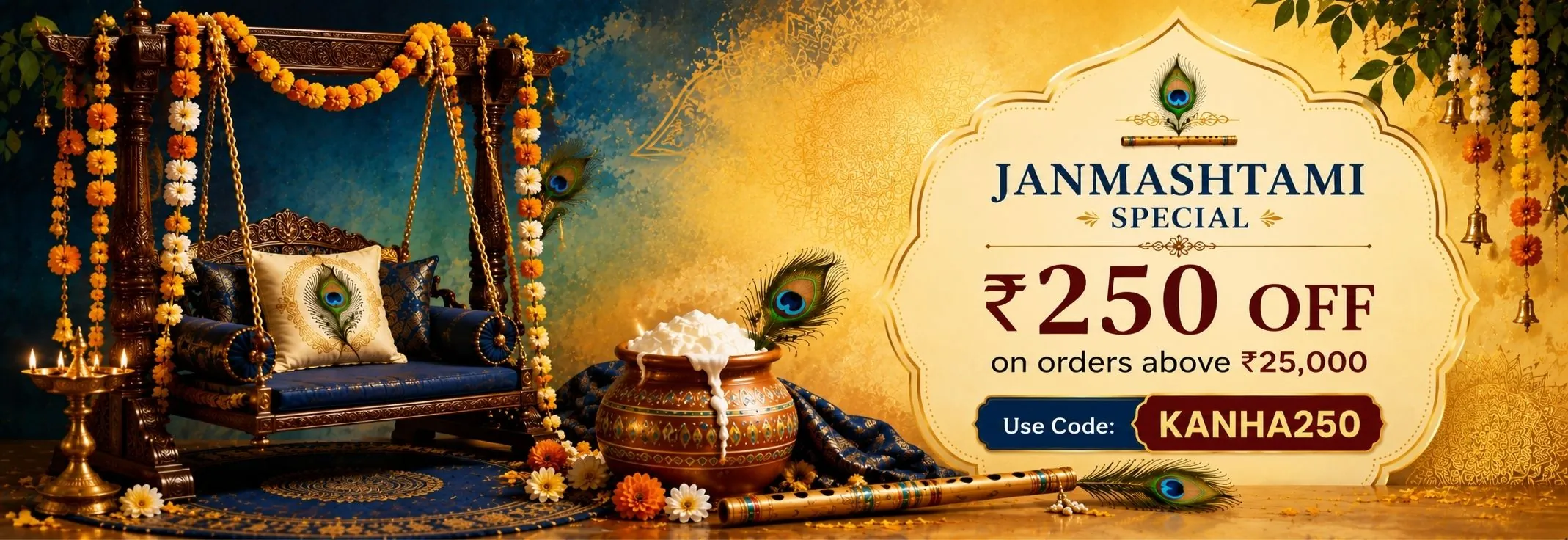 Janmashtami Special – ₹250 OFF